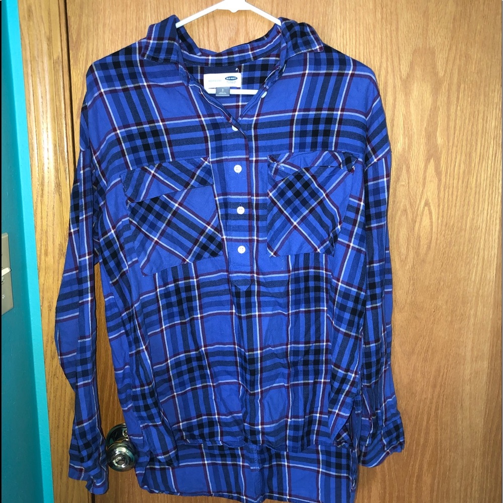 1/4 button up flannel